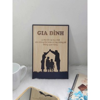 🏡 Tranh Gỗ Quy Tắc Gia Đình – Tranh Treo Tường Ý Nghĩa | Petitewoodart