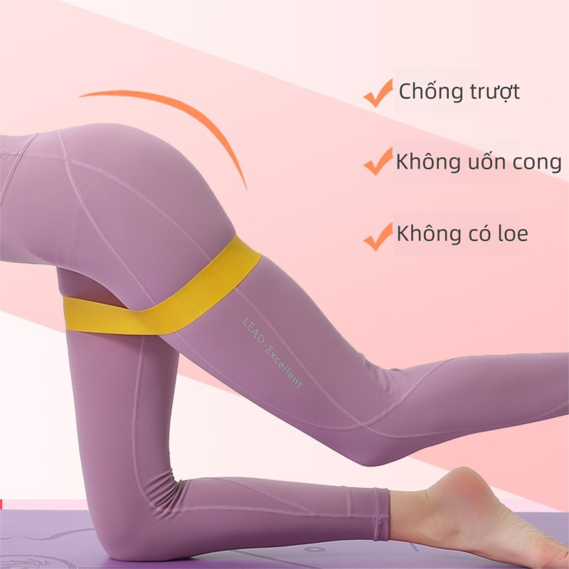 Dây Kháng Lực TPE Tập Gym, Yoga – Dây Tập Mông Nâng Mông, Dây kháng lực tập mông đùi, Dụng Cụ Tập Thể Dục Tại Nhà