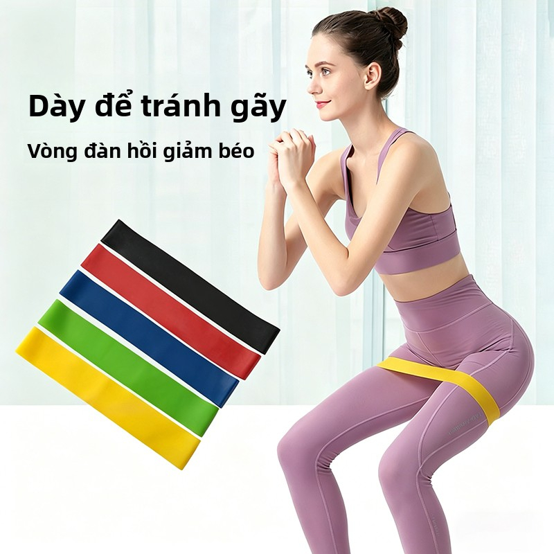Dây Kháng Lực TPE Tập Gym, Yoga – Dây Tập Mông Nâng Mông, Dây kháng lực tập mông đùi, Dụng Cụ Tập Thể Dục Tại Nhà