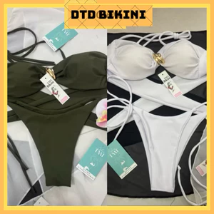 BIKINI DTD 2mảnh thắt nơ cùng quần lọt khe