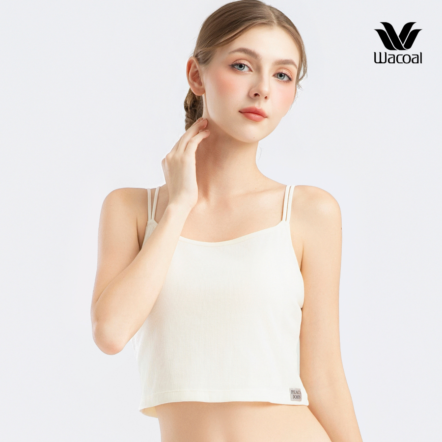 Áo 2 dây kèm mút bra top Wacoal Peach John I25WLJ030 dáng ngắn full cup - 25WLJ030