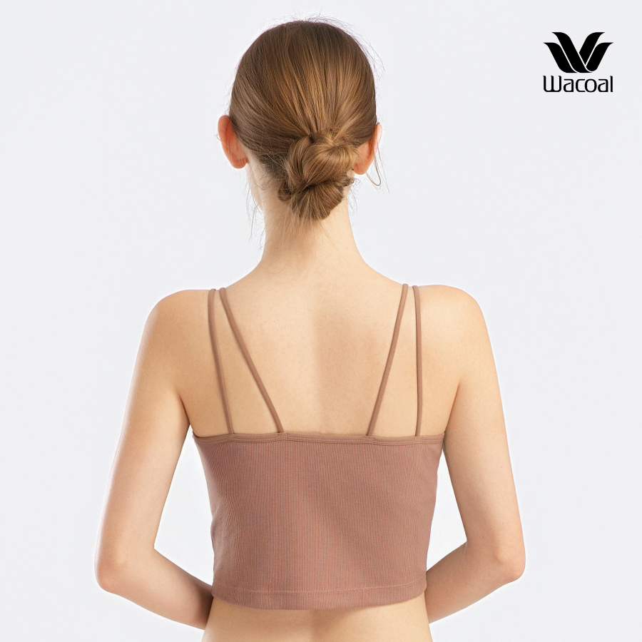 Áo 2 dây kèm mút bra top Wacoal Peach John I25WLJ030 dáng ngắn full cup - 25WLJ030