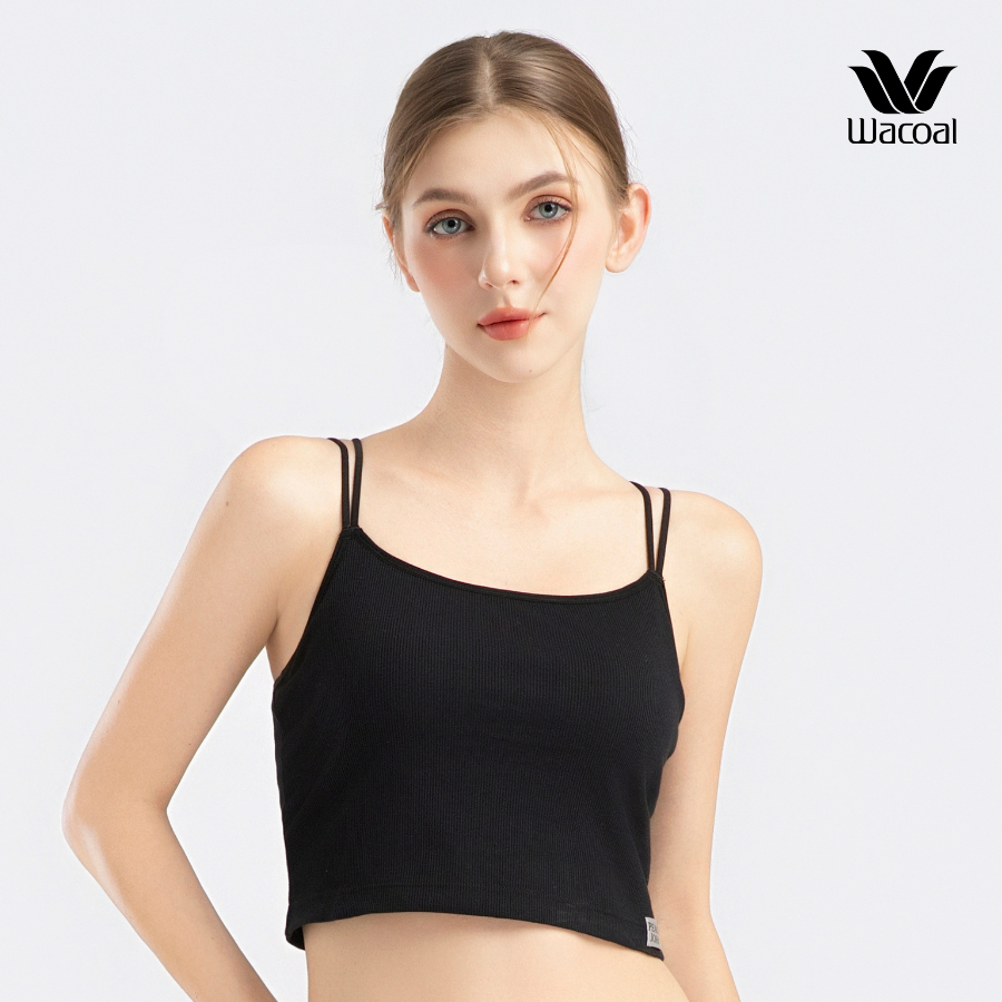 Áo 2 dây kèm mút bra top Wacoal Peach John I25WLJ030 dáng ngắn full cup - 25WLJ030