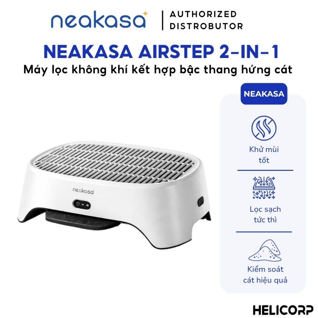 [BH 12 Tháng] Máy Lọc Không Khí Kết Hợp Bậc Thang Chống Văng Cát Neakasa AirStep Tiện Lợi, Dễ Dùng