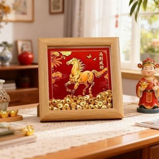 Đồ Trang Trí Lễ Hội 2026  Bầu Không Khí, Ngựa Thành Công, Khung Ảnh Chụp Ảnh