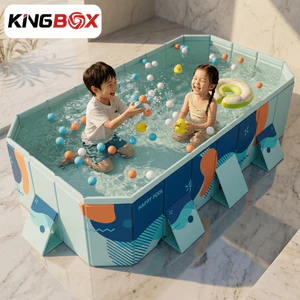 Bể bơi gấp gọn cho bé, Hồ bơi gấp gọn không cần bơm hơi an toàn tiện lợi, Kích thước từ (1m6 đến 3m)