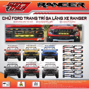 Tem dán chữ Ford Mặt trước Galang Raptor - 3 lớp siêu bám - siêu nét - bền màu