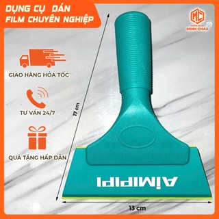 Gạt nước dán phim cách nhiệt, phim dán tường, đề can, vệ sinh ô tô chuyên dụng, lưỡi cao su cán ngắn