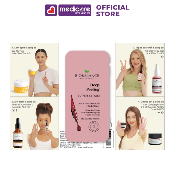 [HÀNG TẶNG KHÔNG BÁN] Serum & Kem dưỡng Biobalance mini 1.5ml