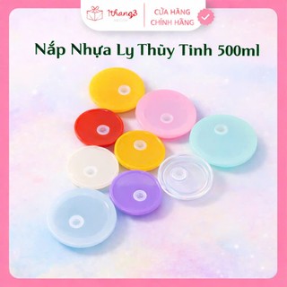 Nắp Nhựa Nhiều Màu Cho Ly Thủy Tinh – Vừa Vặn, Kín Khít, Dễ Thương