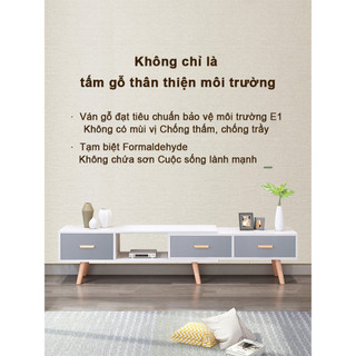 Tủ TV có thể thu vào 200cm, Tủ TV bằng gỗ rắn