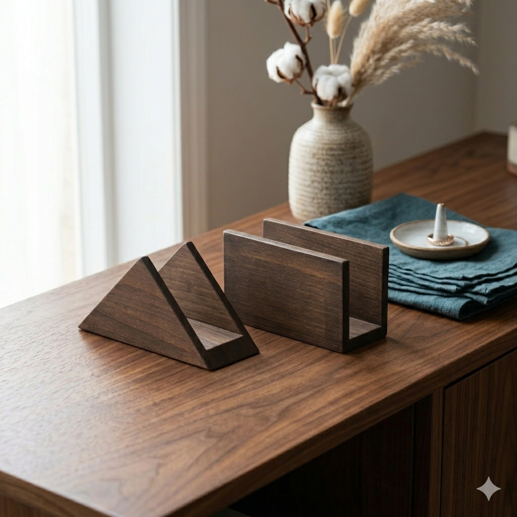 Hộp Đựng Giấy Ăn Gỗ Tự Nhiên Cao Cấp - Kệ Khăn Giấy Để Bàn Decor Thanh Lịch Nhiều Kiểu Dáng - Xuyên Mộc Decor