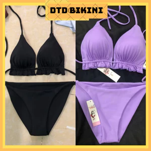 Bikini DTD -Áo Tắm 2 Mảnh Tam Giác Basic Bèo Dây Dài Tự Do Tự Tạo Kiểu (Bộ Sưu Tập Bikini Hot Trend)