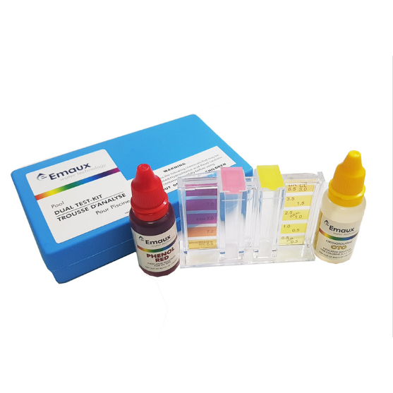 Bộ Test Nước Hồ Bơi Emaux, Bộ Test pH Và Clo 2in1, Bộ Kit Test Nước Bể Bơi - CE029