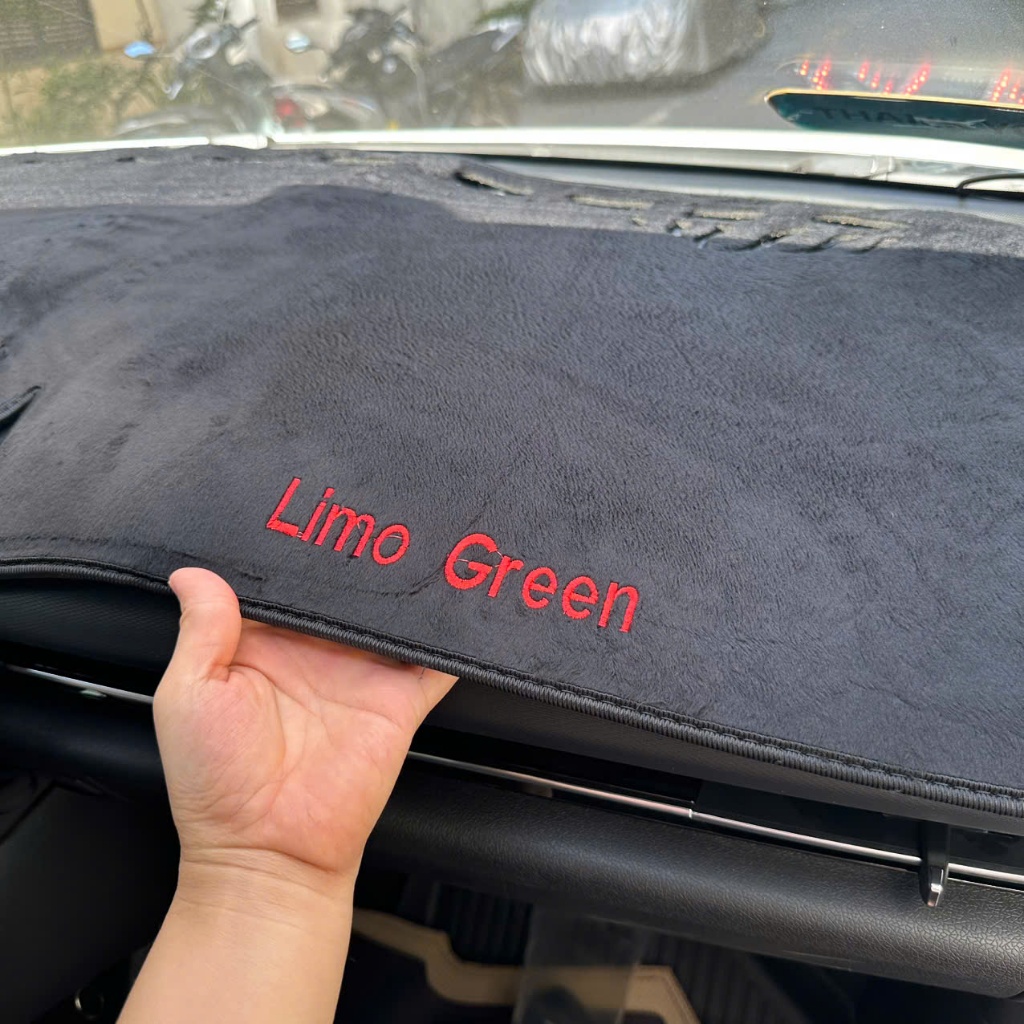 Thảm taplo lông cừu VINFAST VF3, VF5, VFe34, VF6, VF8, Herio green, Limo Green...,dày dặn, có đế chống trượt