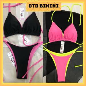 Bikini DTD nữ 2 mảnh phối màu xinh xắn, kiểu dáng sang trọng
