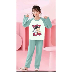 🌸 BỘ ĐỒ BÉ GÁI DÀI TAY – HÌNH CỰC ĐÁNG YÊU 🐱💕 DS702