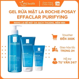 Gel rửa mặt cho da dầu, mụn, nhạy cảm La Roche-Posay Effaclar Purifying Foaming Gel (50/200/400ml)