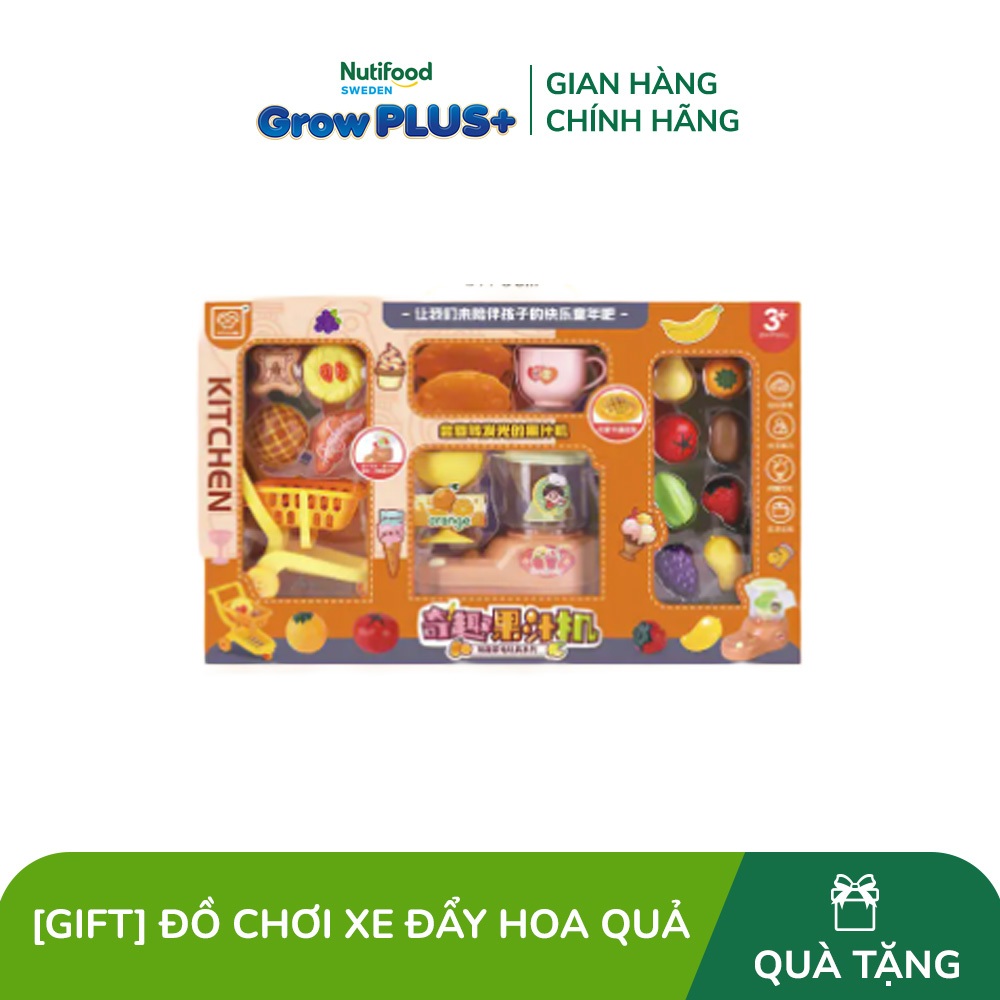 [Quà tặng không bán] Đồ chơi trẻ em bằng nhựa: xe đẩy hoa quả