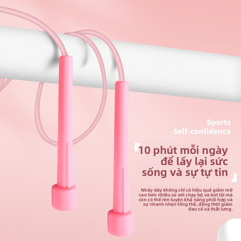 Dây Nhảy Tốc Độ Cho, Dụng Cụ Thể Dục Học Sinh, Thiết Kế Hình Bút Gọn Nhẹ, Thiết kế gọn nhẹ, Nhiều màu sắc bắt mắt