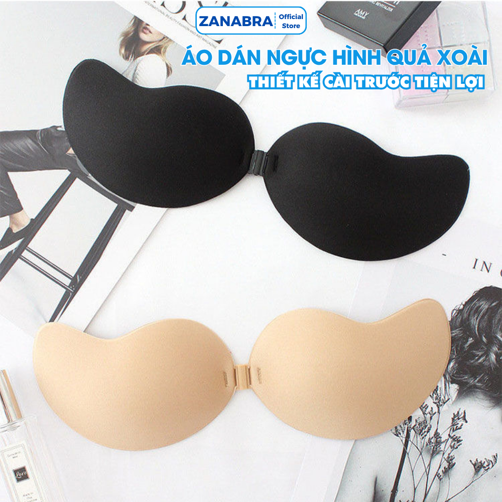 Áo Dán Ngực Mút Mỏng Nhẹ, Miếng Dán Ngực Cài Trước, Miếng Dán Ti ZANABRA D0129