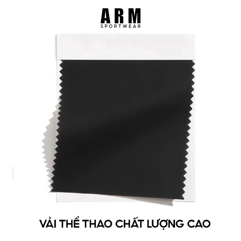 Combo 2 Áo Thể Thao Nam Cộc Tay ARM Tập Gym, Chạy Bộ, Áo cổ trụ kéo khóa, thoáng khí co giãn 4 chiều