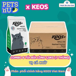 [PP CHÍNH HÃNG] [TIẾT KIỆM] COMBO 6 TÚI Hạt Keos cho mèo mọi lứa tuổi NHIỀU VỊ (1.5kg) – KM SỐC! LÊN ĐƠN LÀ CÓ QUÀ