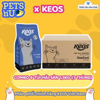 [PP CHÍNH HÃNG] [TIẾT KIỆM] COMBO 6 TÚI Hạt Keos cho mèo mọi lứa tuổi NHIỀU VỊ (1.5kg) – KM SỐC! LÊN ĐƠN LÀ CÓ QUÀ