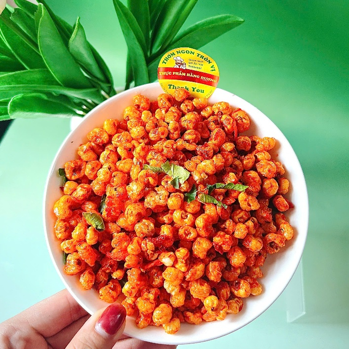 Bắp Sấy Khô Bò Lá Chanh Đậm Vị, ngon mê 500g/200g