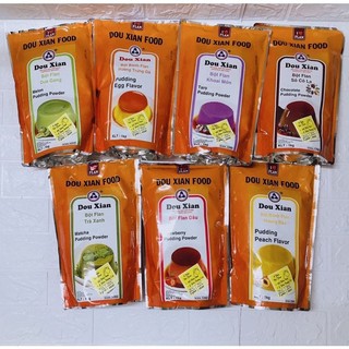 Bột Pudding Dou xian – Bột làm thạch mềm - Nguyên liệu Topping Cho trà sữa - Nguyên liệu pha chế