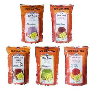 Bột Pudding Dou xian – Bột làm thạch mềm - Nguyên liệu Topping Cho trà sữa - Nguyên liệu pha chế