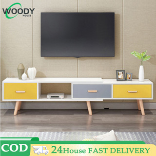 Tủ TV có thể thu vào 200cm, Tủ TV bằng gỗ rắn