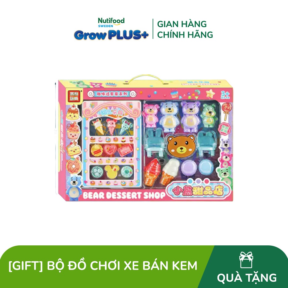 [Quà tặng không bán] Đồ chơi trẻ em bằng nhựa: bộ xe bán kem