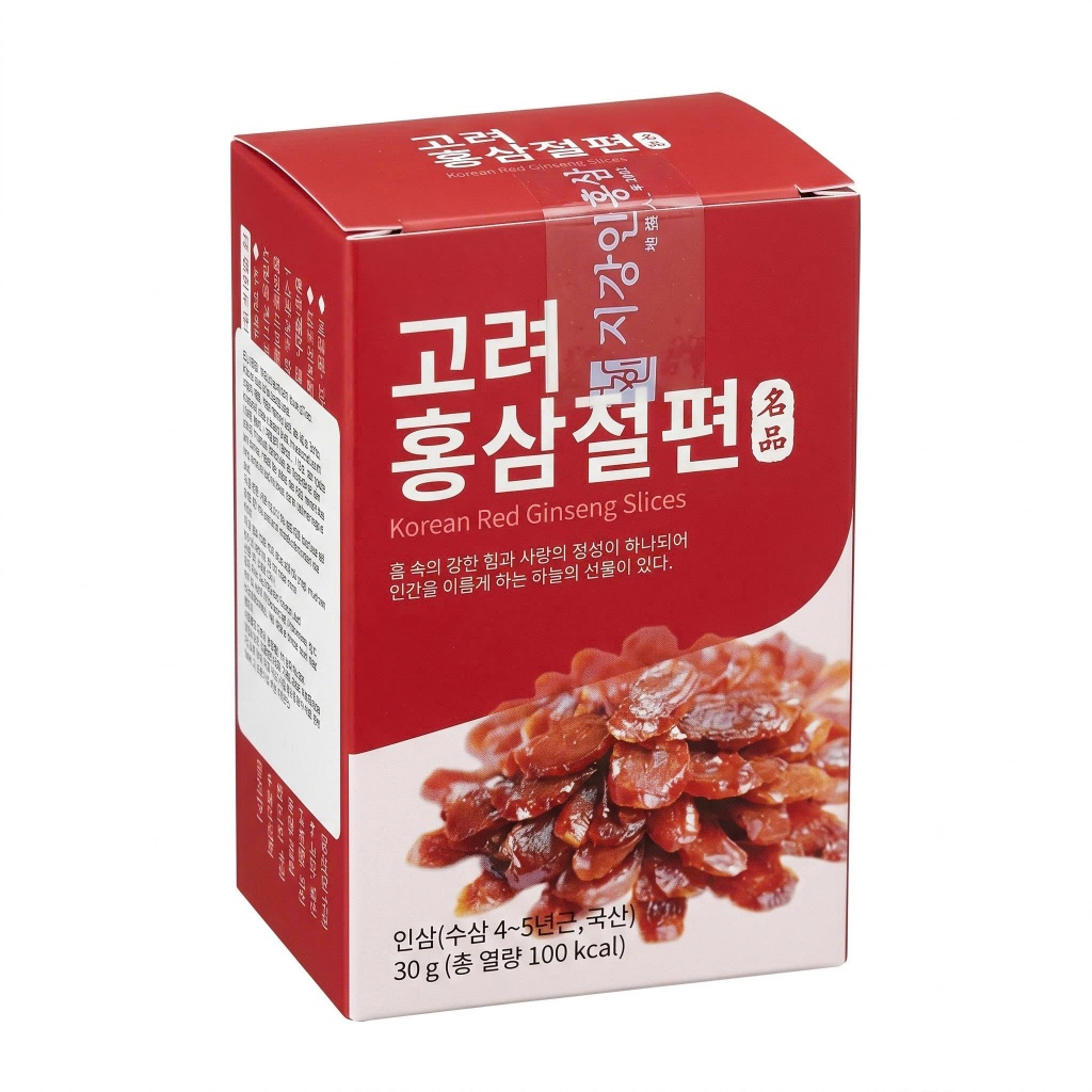 E56_Hộp mask Hồng Sâm Hàn Quốc Korean Red Ginseng