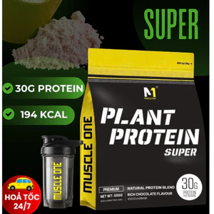 Plant Protein Bột Protein Thực Vật Muscle One + Bình Lắc