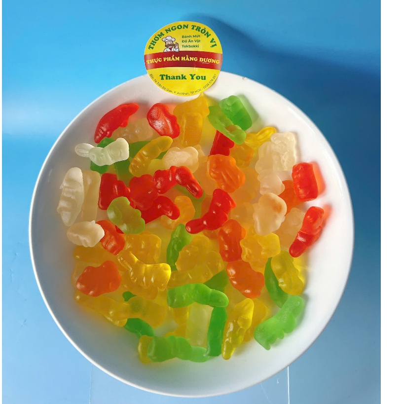 Gói 500g Kẹo Dẻo Chip Chip Mix vị siêu ngon_ăn vặt, food, ngon
