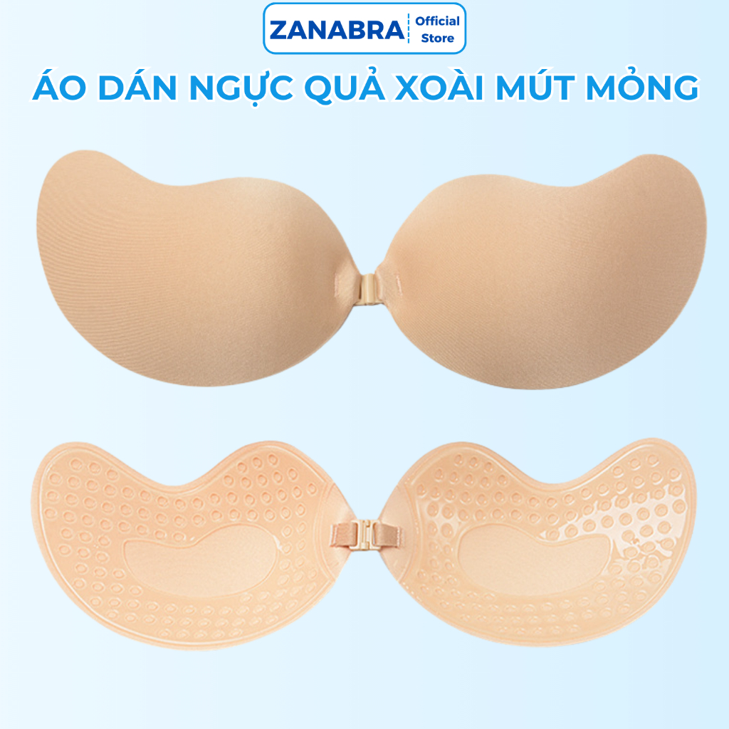 Áo Dán Ngực Mút Mỏng Nhẹ, Miếng Dán Ngực Cài Trước, Miếng Dán Ti ZANABRA D0129
