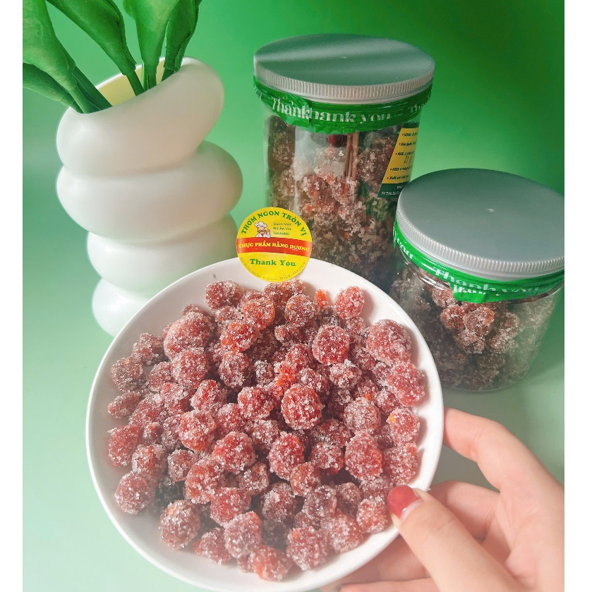Hộp Mứt chùm ruột Chanh Muối _ăn vặt, food, ngon