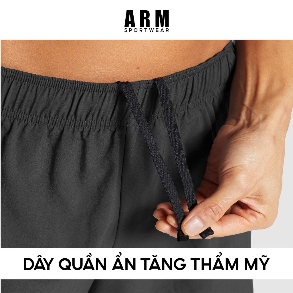 Quần Tập Gym Nam ARM 7 Inch Daily Short siêu nhẹ, quần thể thao nam chạy bộ, vận động thoải mái