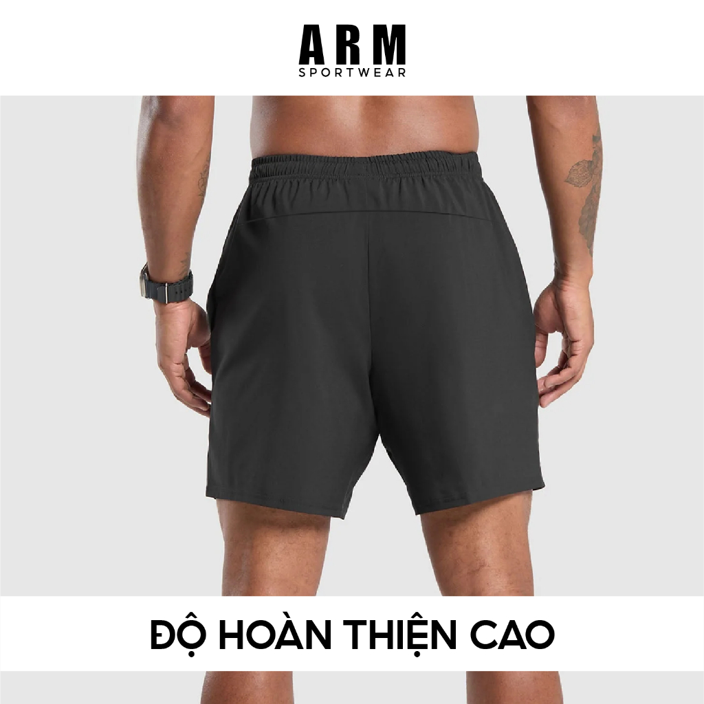 Quần Tập Gym Nam ARM 7 Inch Daily Short siêu nhẹ, quần thể thao nam chạy bộ, vận động thoải mái