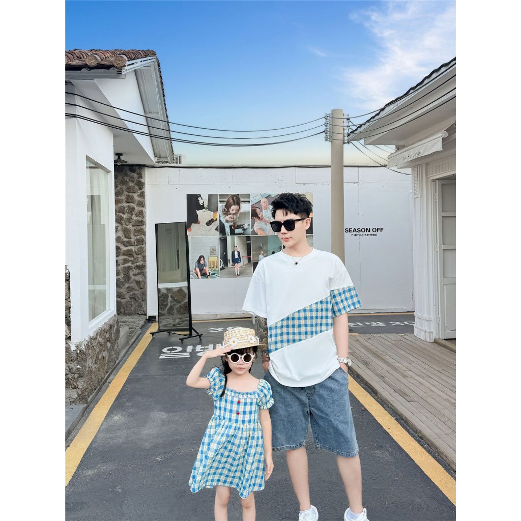 Áo gia đình 2026 phong cách trẻ trung phù hợp đi du lịch - picnic - chụp ảnh gia đình kỉ niệm
