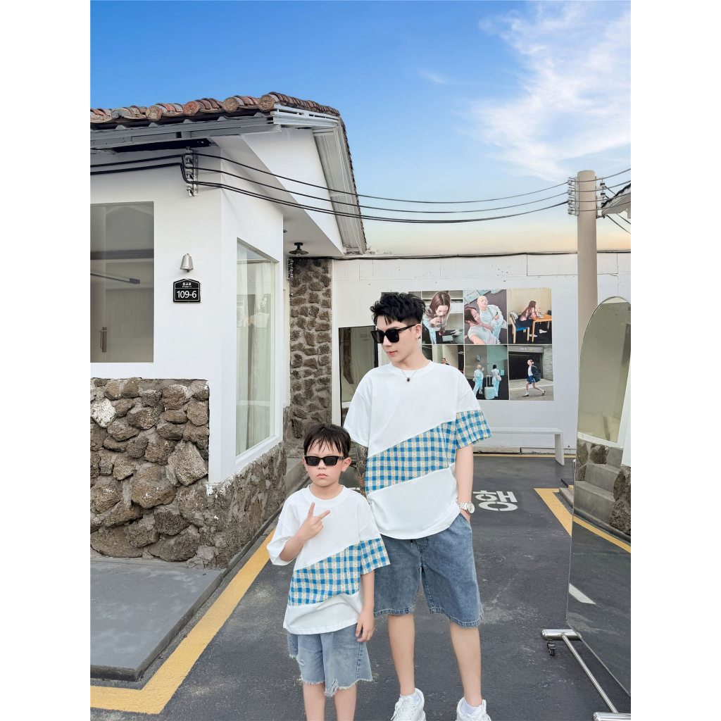 Áo gia đình 2026 phong cách trẻ trung phù hợp đi du lịch - picnic - chụp ảnh gia đình kỉ niệm