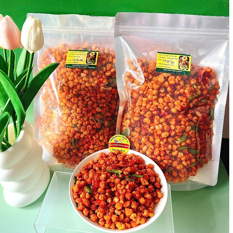 Bắp Sấy Khô Bò Lá Chanh Đậm Vị, ngon mê 500g/200g