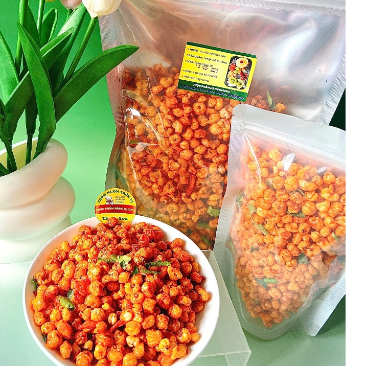 Bắp Sấy Khô Bò Lá Chanh Đậm Vị, ngon mê 500g/200g