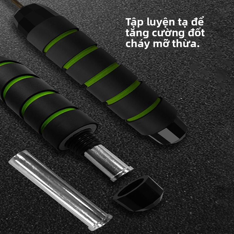 Dây nhảy thể lực đàn hồi 3m lõi thép hỗ trợ luyện tập thể dục, thể thao tiện lợi tại nhà