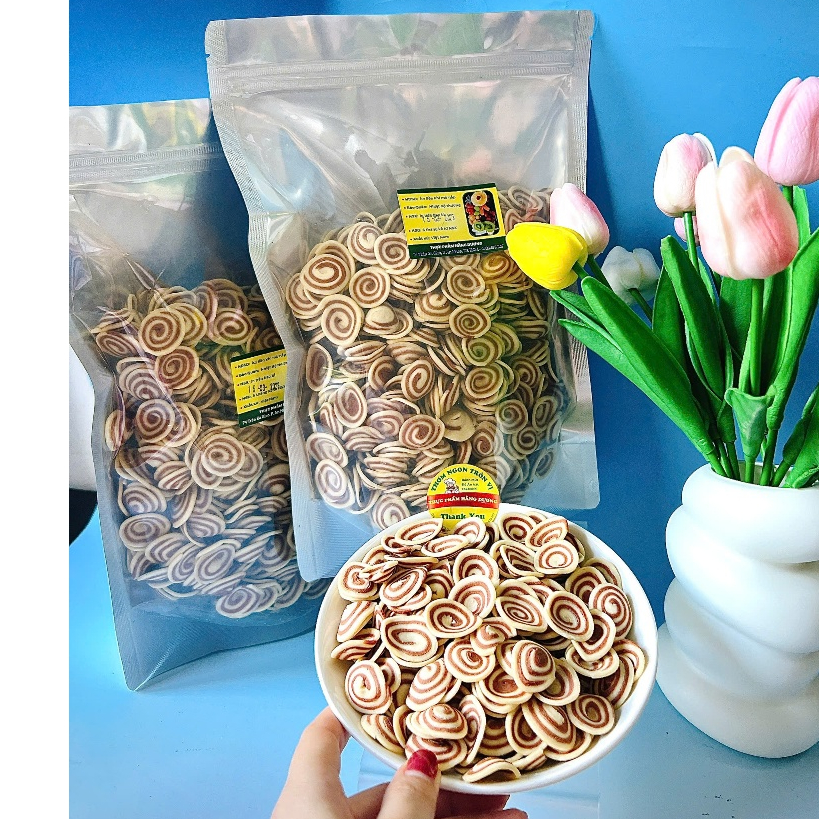 1Kg Bánh Tai Heo Nhí vị đậm đà, Ngon, Giòn/ 500g_ Ăn Vặt, Bánh Tết