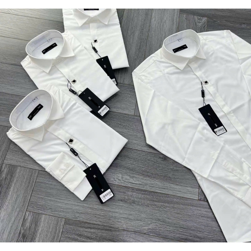 ⚡️[Hight Quality] Áo Sơ Mi Nam D1H Gabb White Shirts - Điểm Nhấn Tag Mini Cao Cấp Thanh Lịch
