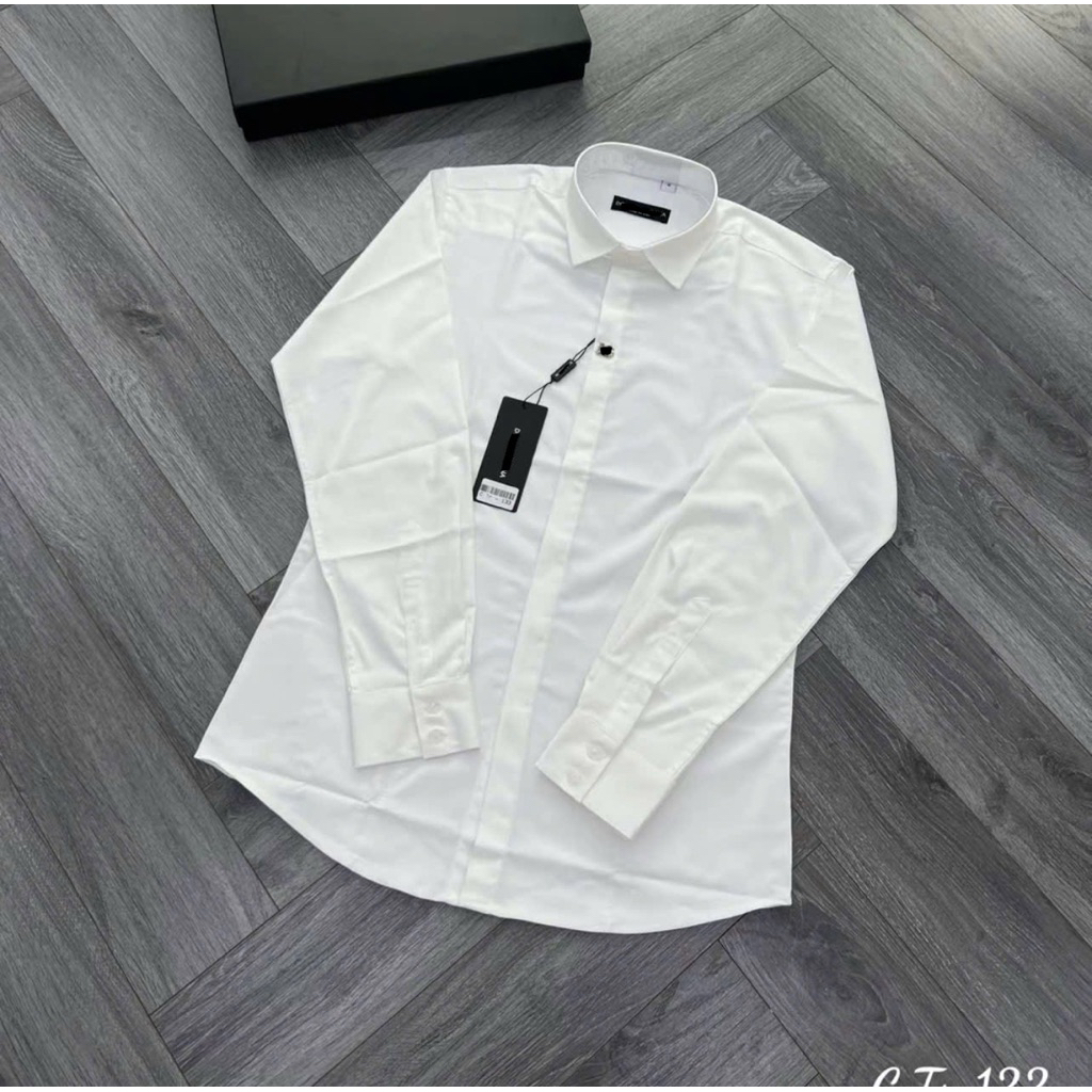 ⚡️[Hight Quality] Áo Sơ Mi Nam D1H Gabb White Shirts - Điểm Nhấn Tag Mini Cao Cấp Thanh Lịch