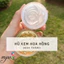 HŨ NHỰA HOA HỒNG 5G (MÀU TRẮNG) - hũ kem dưỡng - hũ nhựa đựng mỹ phẩm