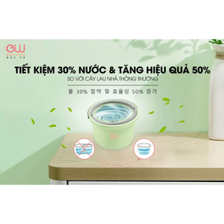 Bộ Lau Nhà Tách Nước Bẩn Eonwon EW-434L Xoay 360 Độ Sạch Nhanh Không Dơ Tay – Bảo Hành 12 Tháng